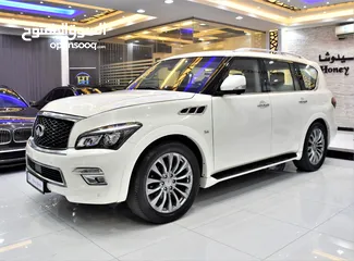  1 Infiniti QX80 ( 2015 Model ) in White Color GCC Specs