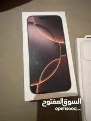  7 New not used Iphone 16 pro max 256GB  آيفون 16 برو ماكس 256 جيجا جديد غير مستعمل