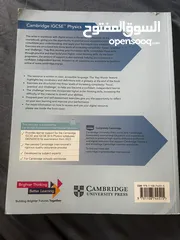  2 كتاب فيزياء workbook  نظام بريطاني igcse  بحالة اقرب للجديد