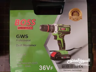  2 Boss Battery Operated Hammer Drill