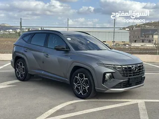  7 هونداي توسان N-Line    2023/ فل الفل بدون فتحة سقف بانوراما  فل مسكر