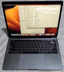  1 Macbook Pro 13" 2017 3.1 i5, 16 GB Memory, flash storage 500 GB , Touchbar