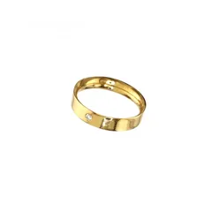  5 GOLD RING   4.480g 18K - 0.070 CT