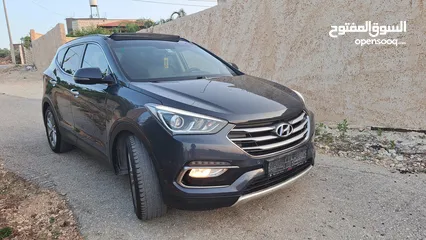  4 عرررض مغرري فقط عالكاش بححق توسان هونداي سنتافيه 2016 فل فل فل بحاله ممتازه