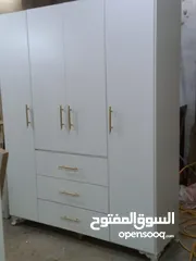  22 خزائن ملابس خشب لامنيت 18م جودة عالية تفصيل حسب الطلب والمقاس   خزائن ابواب او سحاب جميع الوان