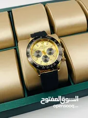  4 ساعات روليكس جلد الرجالية الجمييييلة جداااا  متوفرة بالالوان الفخمة
