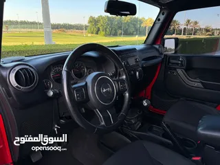  7 جيب رنجلر سبورت خليجي 2017 صبغ وكالة  جير عادي JEEP WRANGLER SPORT GCC Original paint MANUAL  GEAR