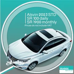 1 Changan Alsvin STD 2023 for rent in Riyadh- free delivery for monthly rental