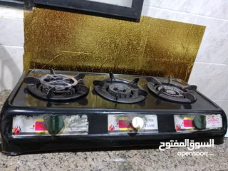  1 غاز 3 عيون وفرن عربي صغير تفصيل