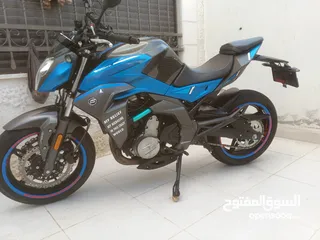  11 دراجه سي اف موتو  NK650cc بحالة الجديدة استعمال خفيف جدا موديل 2021