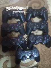  2 ايدي PS3 كلهم اصليات ولاوحدة كوبي الحبة ب9 شغالات ولا غلطة فحص