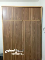  2 خزانه طابقين خشب لاتيه ومحرفه زان أربع درف طابقين