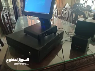  2 كمبيوتر كاش مع نظام نقاط بيع