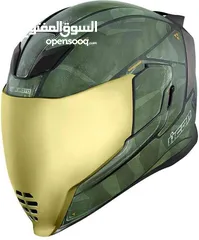  1 خوذة ICON لون زيتي