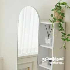  4 خزانة الرفوف مع دفة مرايا بتعطيك الاثنين!  خزانة 4 رفوف مع دفة مرايا