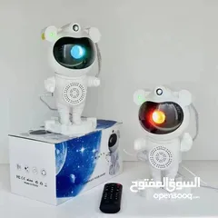  4 رجل الفضاء المضيئ الاصدار الاحدث بسماعة وموسيقا