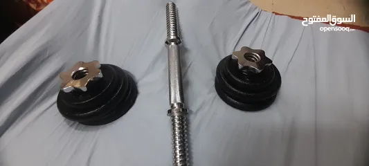  4 دمبلز كيلو 15 kilogram dumbells