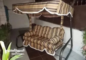  9 مراجيح ثلاثية ورباعيه وثنائيه  واطقم رتان  وكرسي هزاز وكل مستلزمات الحدائق والمزارع والمنازل