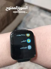  7 ساعة realme watch مستعمل مع شاحنها المغناطيسي