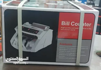  2 الات عد النقود ماكينات عد النقود الكترونية Bill Counter عدادة نقود مع كشف تزوير للعملات