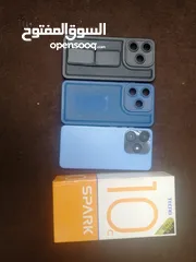  4 جهاز تكنو سبارك 10c Tecno spark  10c التواصل على الواتساب او شات التطبيق