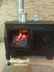  3 صوبة حطب مع فرن