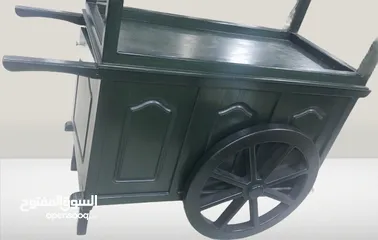 4 خزانات عديده خشب بلوط صولد أصلي للبيع مثالية للمطابخ، والغرف والمكاتب وللديكور.وعربايه خشب بلوط صولد