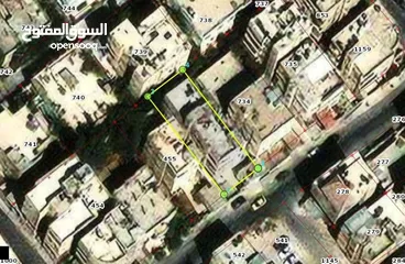  3 REF 82 تملك عمارة استثمارية للبيع في حي شاكر قريبة من حي الحسين بمساحة 425م