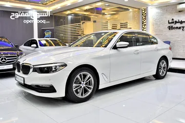  3 BMW 520i ( 2019 Model ) in White Color GCC Specs