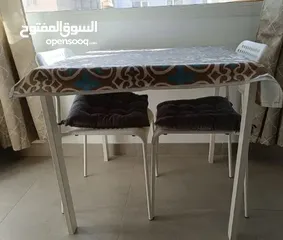  1 2 seater dining table with Chairs