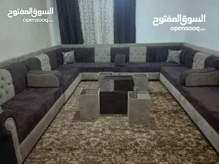  15 عرض خاص على جلسات الخليجية 17 مقعد + طقم طربيزاط مع مراكي + 10 مخدات