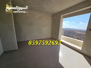  24 شقة فاخرة للبيع او التبديل 193م + بلكونة كبيرة رام الله المصايف قرب المالية بالعالي