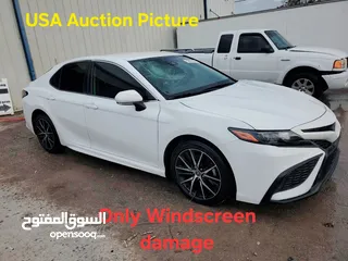  14 TOYOTA CAMRY SE, 2022 MODEL, 2025 IMPORT, WHITE COLOR, 84,900 MILES ONLY