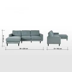  9 Selling home canter L shape sofa