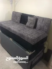  1 3 كنبه متنجده استعمال خفيف جدا