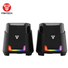  3 FANTECH HELLSCREAM GS205 MOBILE GAMING & RGB MUSIC SPEAKER  سماعات كمبيوتر جيمنق ار جي بي فانتيك
