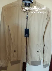  1 Beige AC Made in Italy Jacket M-L size(New)