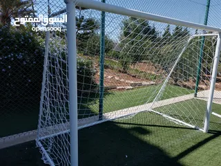  6 هدف ملعب كرة قدم المقاس الخماسي اهلى صنف واعلى جوده بأفضل الأسعار حديد ثقيل ومميز يوجد خدمة توصيل
