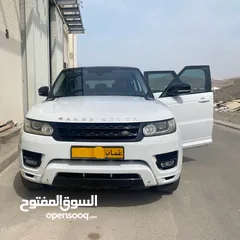  1 Range Rover Sport Supercharged V8 White -  رينج روفر سبورت 8 سيلندر أبيض