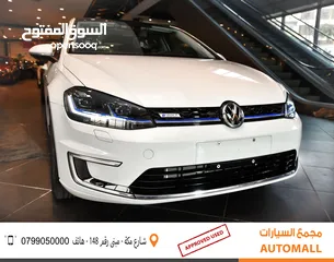  2 فولكسفاجن اي جولف كهرباء 2020 Volkswagen e-Golf Electric عرض خاص 13,500