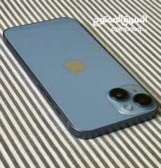  4 Iphone 14 blue and purple 128GB used like new