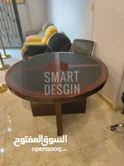  19 ترابيزة اجتماعات (خشب زجاج مودرن كلاسيك اثاث مكتبي) -meeting table