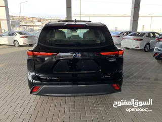  13 عرض خاص تويوتا هايلاندر 2024 صنف ليمتد فل الفل عداد زيرو مع كفاله 5 سنوات على الجمرك الجديد
