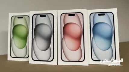  6 iPhone 15 (128GB/256GB) جديد  كفالة شرق اوسط لمدة عام من تاريخ الشراء الجهاز  يوجد بكج اصلي