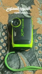  5 فوجي فيلم فاين بيكس XP125 كاميرا رقمية واي فاي ضد الماء، اسود/اخضر