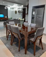  2 طاولة طعام  6 كراسي