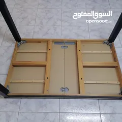  12 طاولة سفرة مع 6 كراسي ايكيا IKEA بحالة الجديد