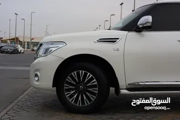  8 Nissan Patrol 2015 Gcc Platinum 5.6 نيسان باترول 2015 خليجي بلاتينوم مكينه كبيره