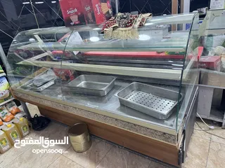  6 عده لحمه مع ثلاجات بحاله ممتازه