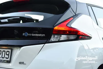  10 نيسان ليف SL 2019 بحالة الوكالة Nissan Leaf SL 2019